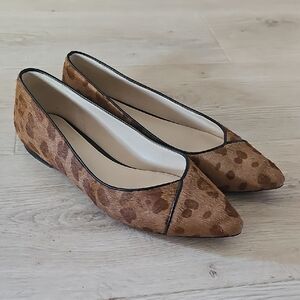 Cole Haan Tan Leopard Print Women's Flats